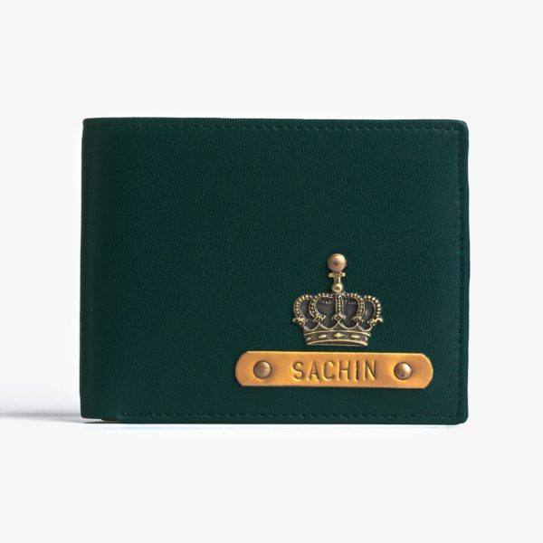 Personalised Mens Wallet with Charm – Gift for Men